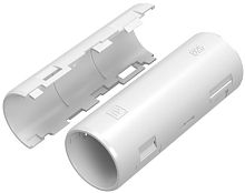 Муфта разборная атмосферостойкая ПВХ Промрукав Д=25 IP40 белый картинка